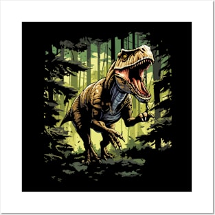 T-Rex Tyrannosaurus Dinosaur Design Posters and Art